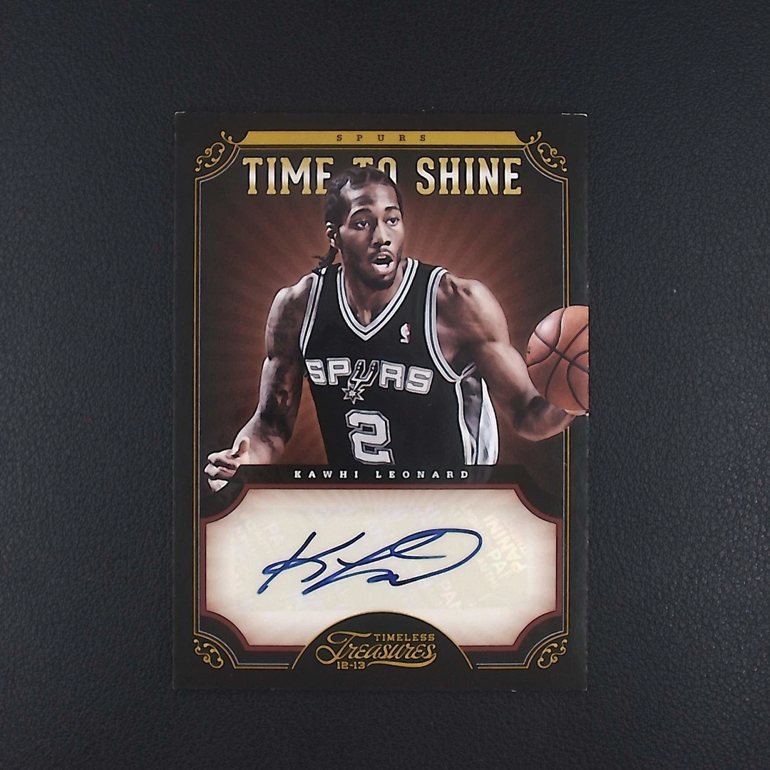 科怀伦纳德 199编 小铁盒 帕尼尼NBA国宝手提签字球星卡