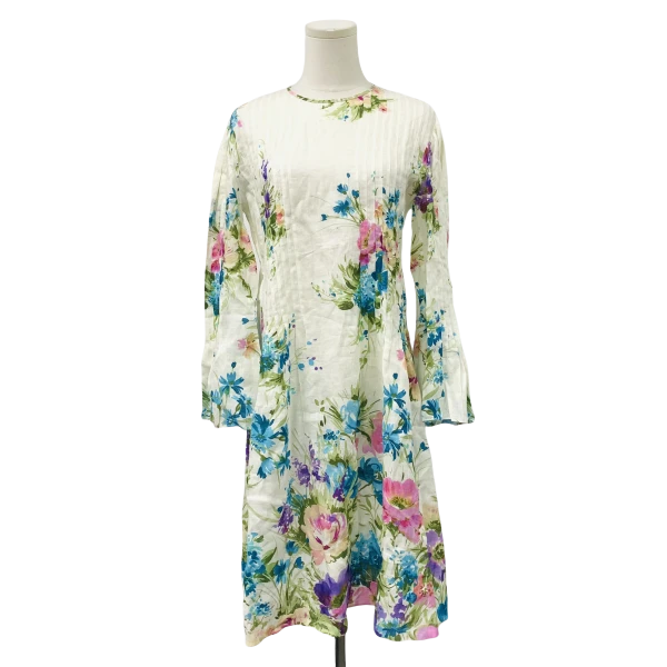 妃鱼/古驰/亚麻/连衣裙/95新/M2/17