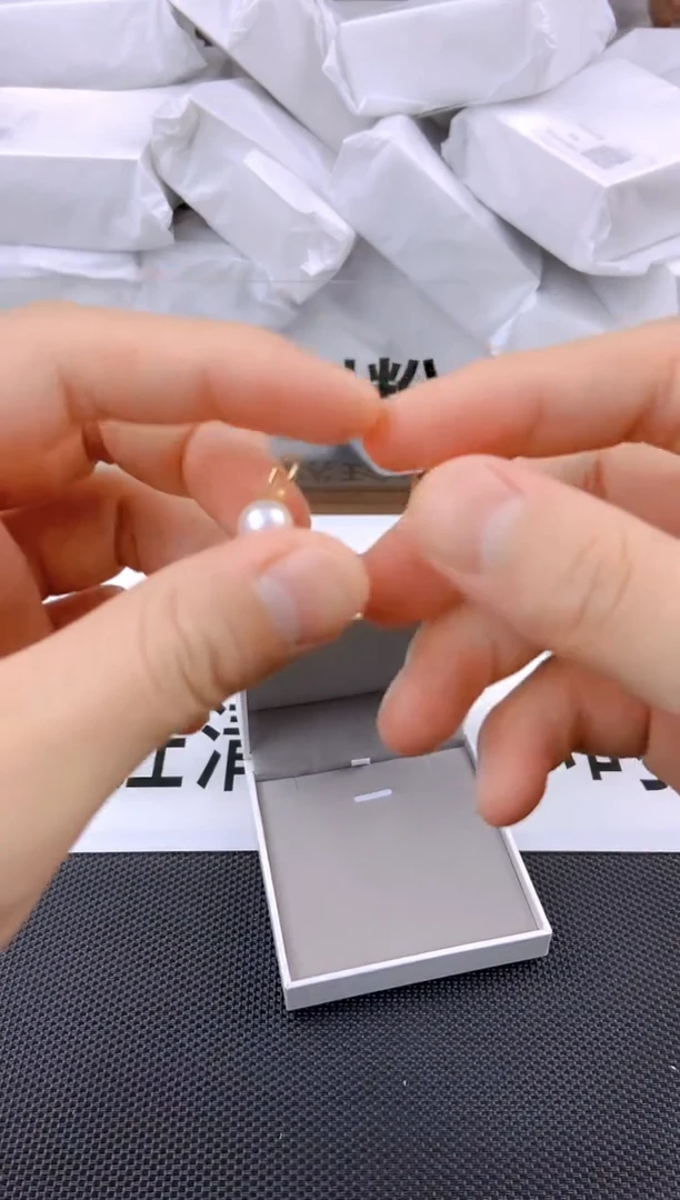 未镶嵌耳饰淡水珍珠ed1032