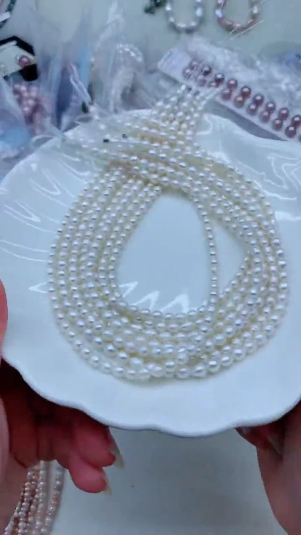 淡水珍珠未镶嵌颈饰淡水珍珠项链多样性发其一