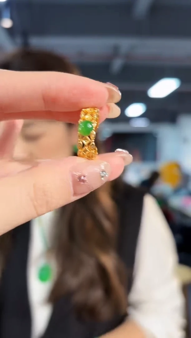 【闪购商品】翡翠戒指未镶嵌缅料A货/支持复检/一件