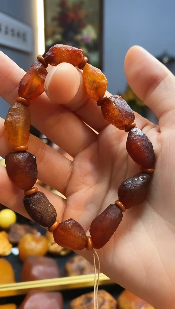 手串琥珀未镶嵌手串
