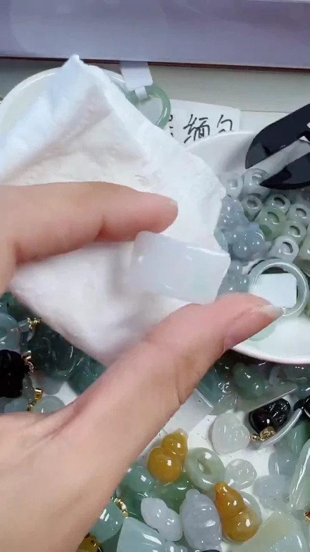 散珠翡翠594号链接，A货翡翠