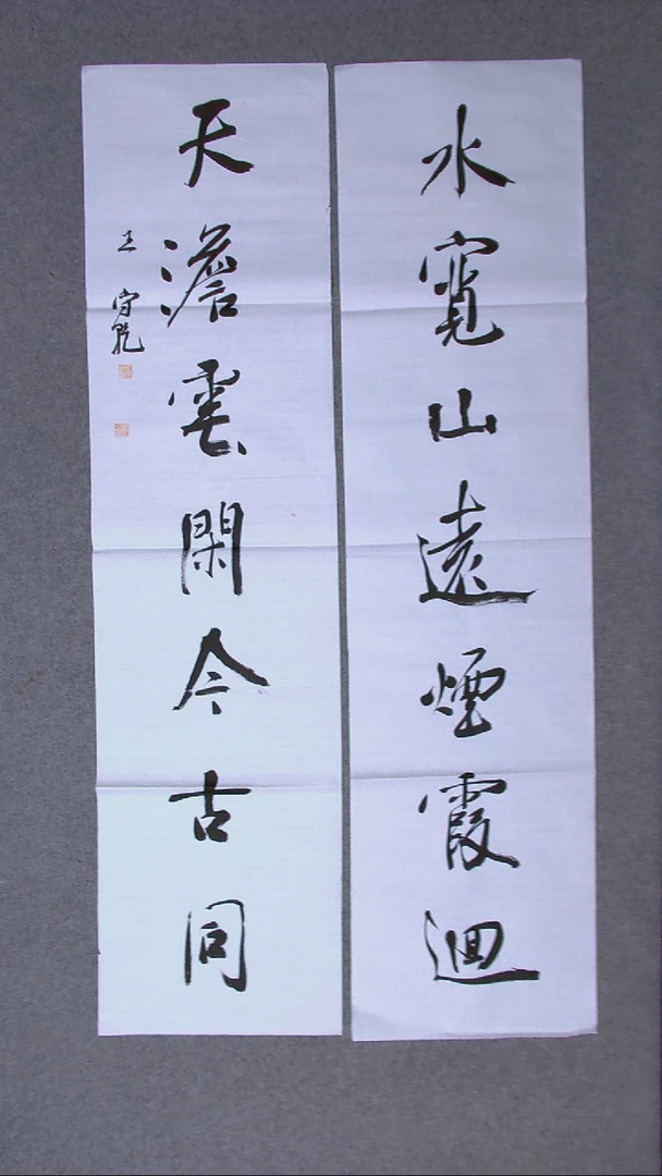 书法王守乾 山东临沂138*34*2八平尺
