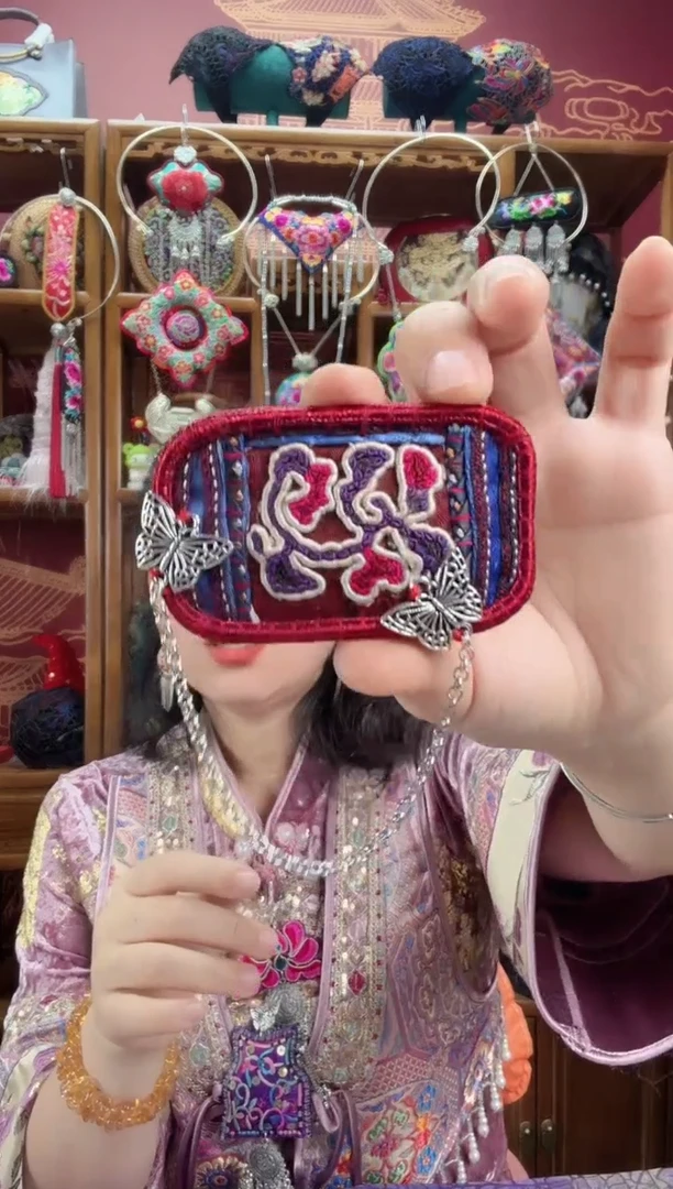 刺绣发夹35甜甜家