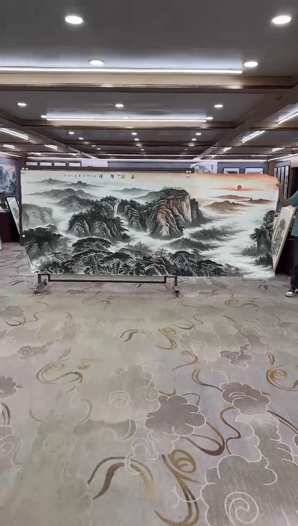 绘画绘画Y-王红兵-大丈二-山水画