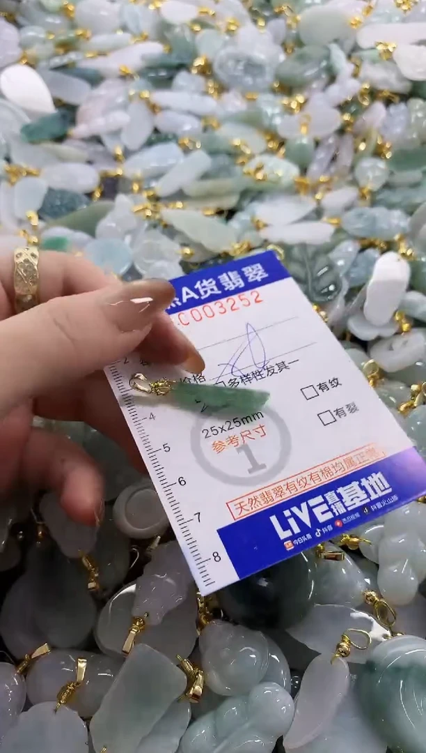 颈饰未镶嵌翡翠天然A货翡翠