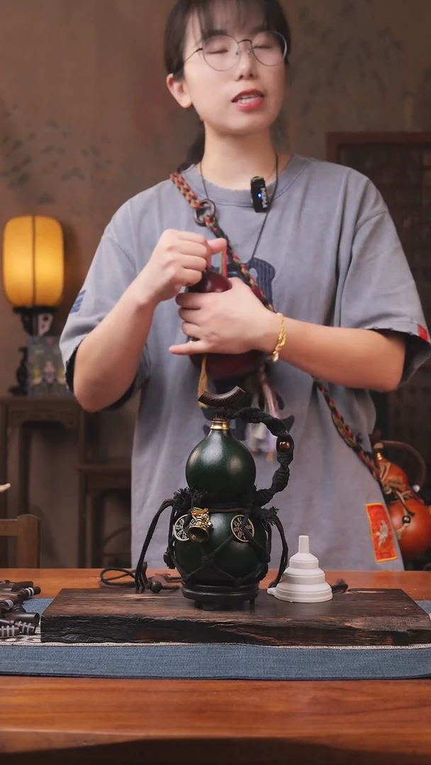 1428号精品大漆葫芦防腐防渗装水茶酒