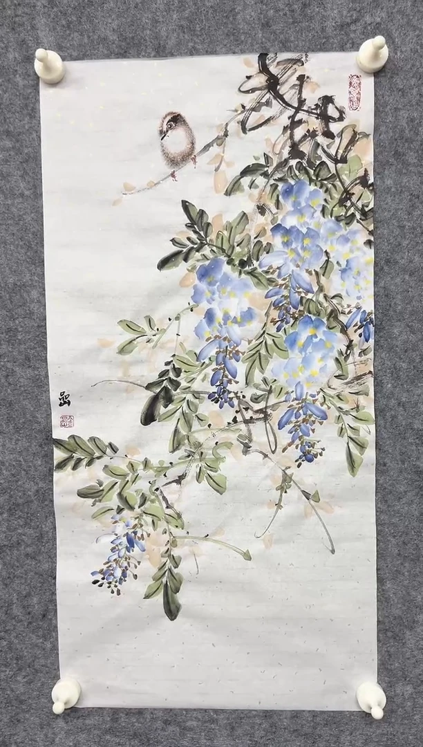 国画JY两平尺精品花鸟111111