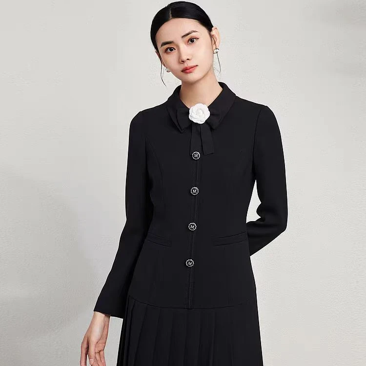 时尚新款优雅气质修身休闲长裙-MJFB01WOP312B11