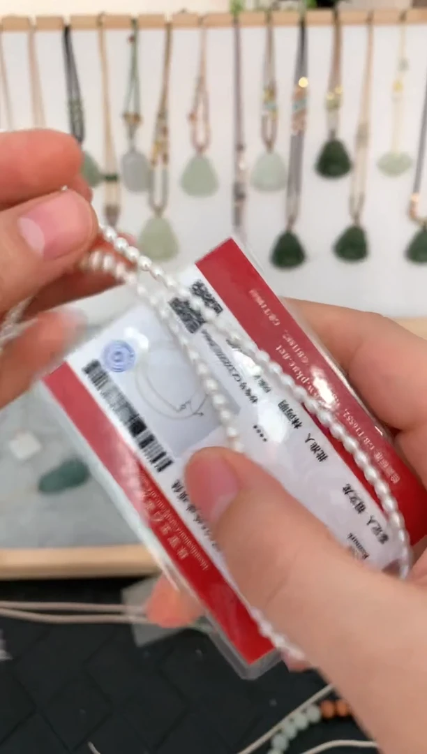 【闪购商品】淡水珍珠颈饰银S925镶嵌项链3