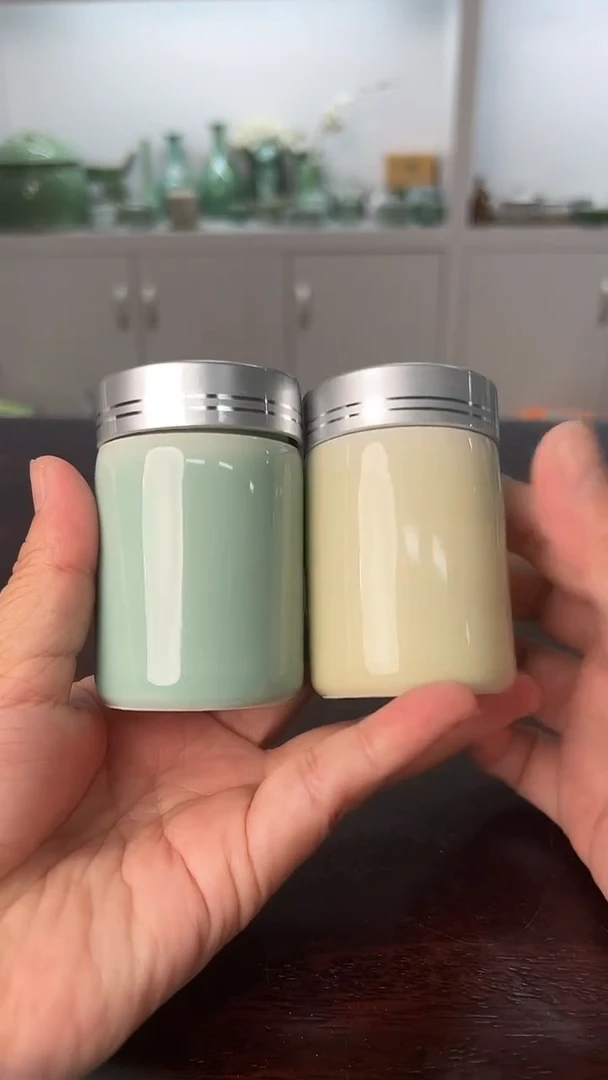 龙泉云间青瓷小米茶器