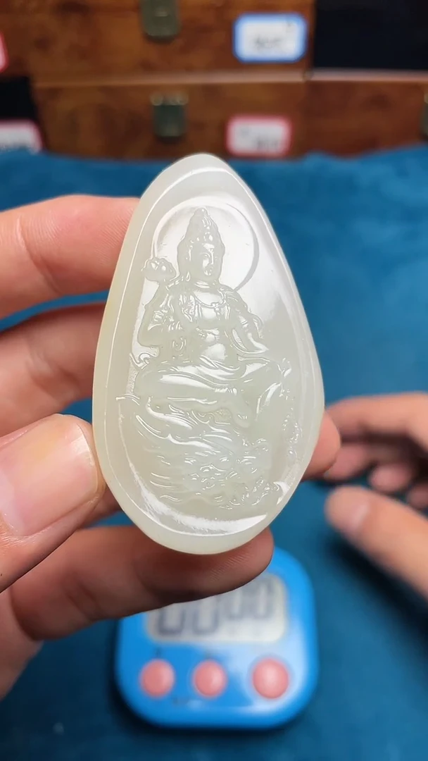 和田玉未镶嵌挂件和田玉