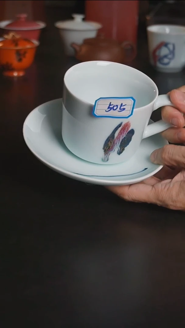 L**a素直窑变杯托组505