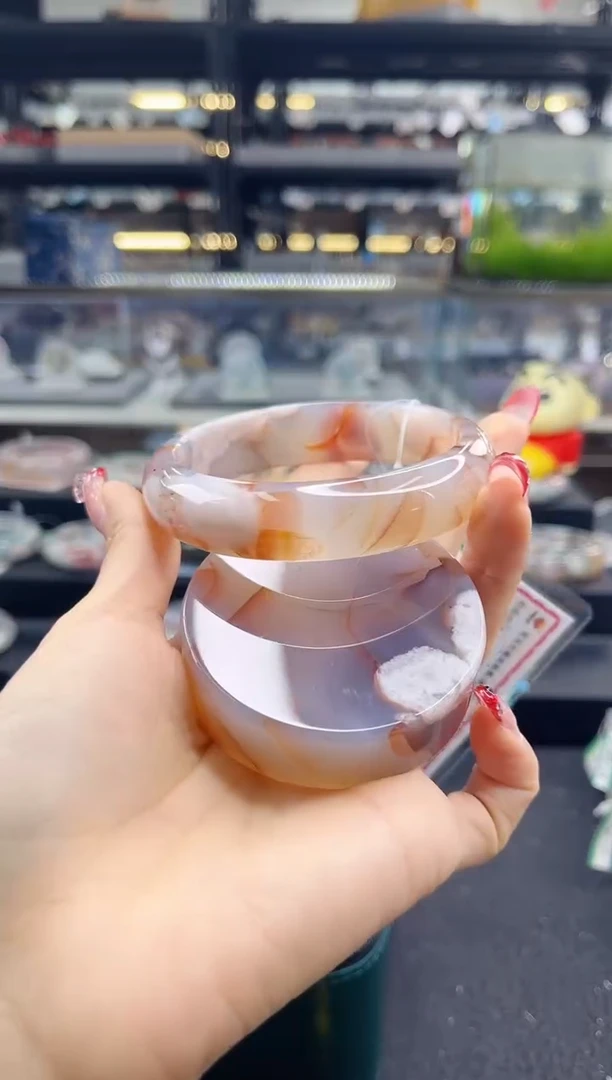 未镶嵌手镯石英质玉63圈口（赠品镯心）65945120