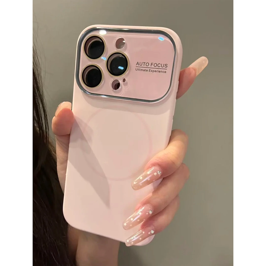 壹ins风大视窗磁吸适用苹果17Promax手机壳iPhone15Promax液态