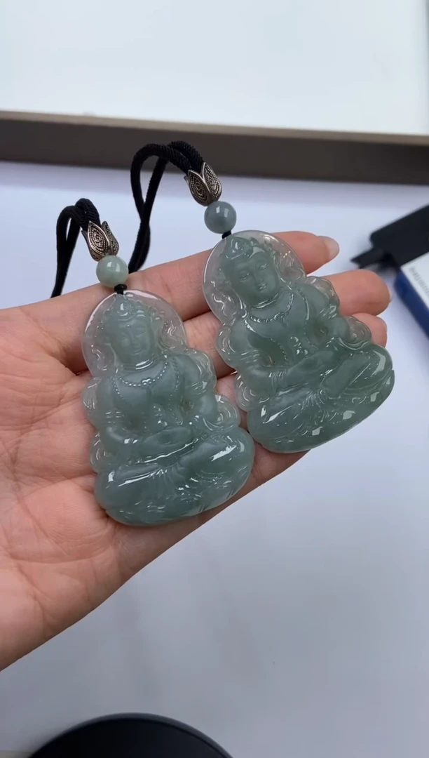 【闪购商品】翡翠挂件未镶嵌276562/度母  多样性一件发