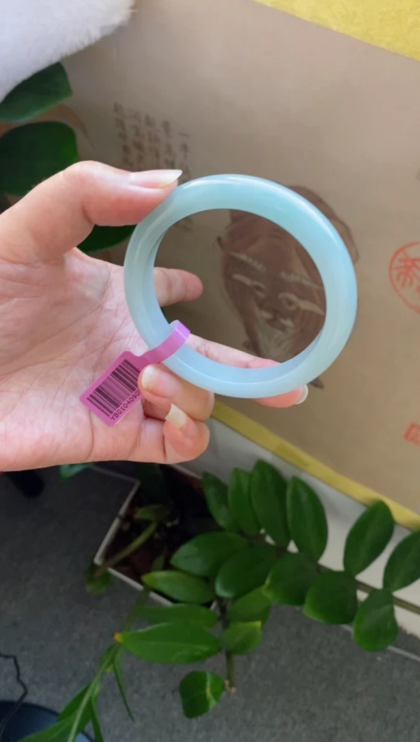 【闪购商品】翡翠手镯未镶嵌（十星强推）天空蓝11号