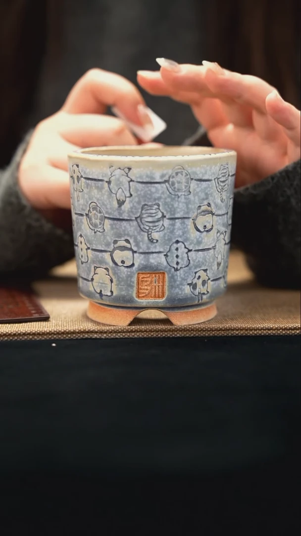 11-4-152花盆口径7.5瑕