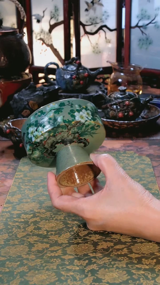 景德镇手绘茶壶茶杯