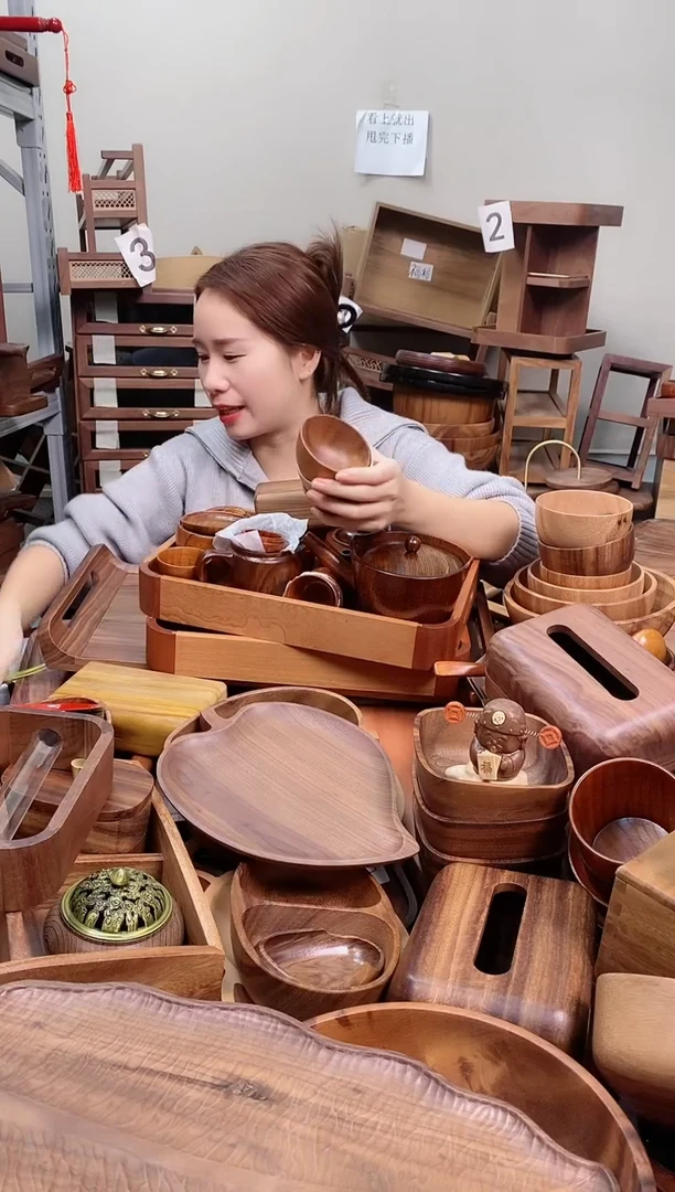 木   南美胡桃木小茶杯8*4.5cm  到手3个