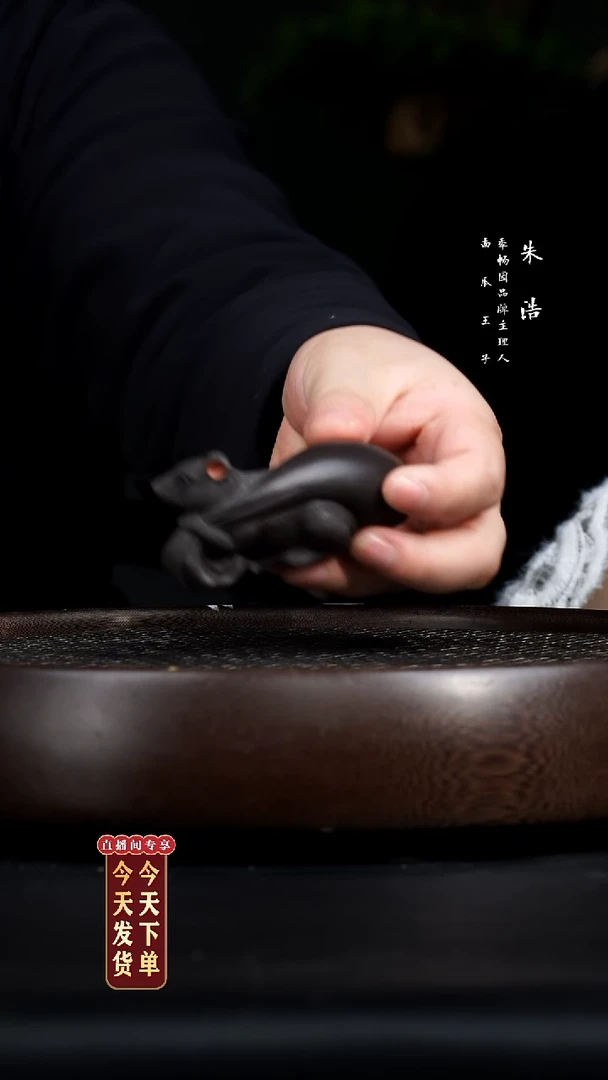 【闪购商品】紫砂茶壶0214早直播ZCM黑色钱袋鼠