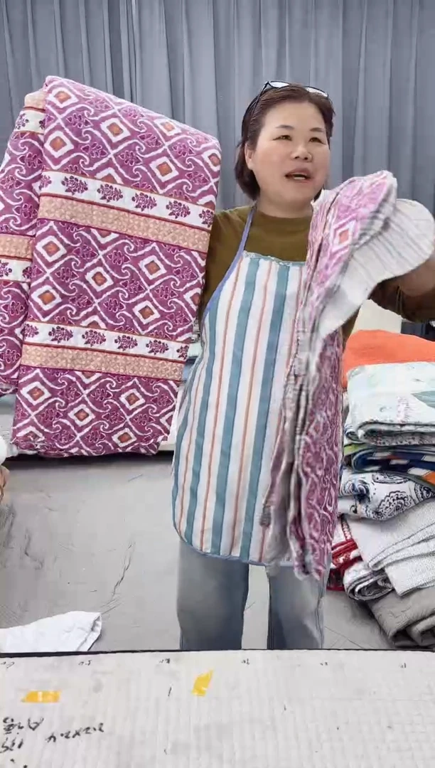 棉紫色三件套2.3*2.5水洗棉