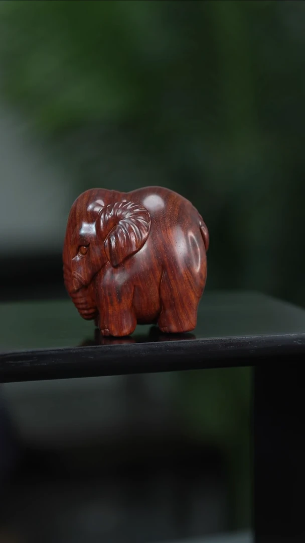 檀香紫檀（小叶紫檀）把件印度小叶紫檀  象