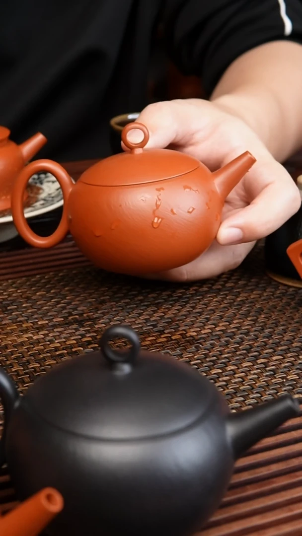 茶壶紫砂午***志全手工微瑕圆珠