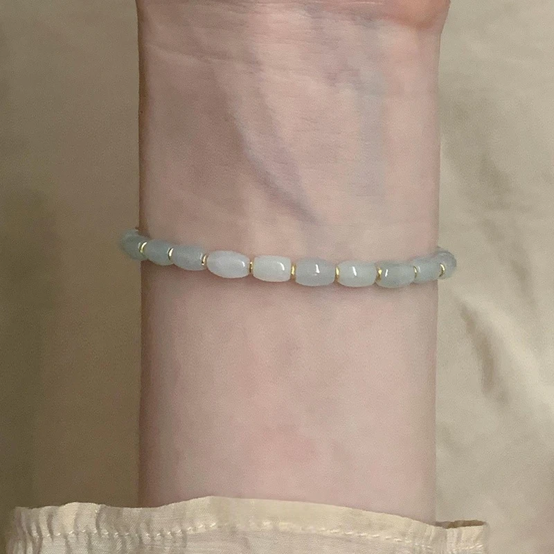 非金属树脂手链 新中式串珠手链简约百搭时尚高级清冷感国风手饰