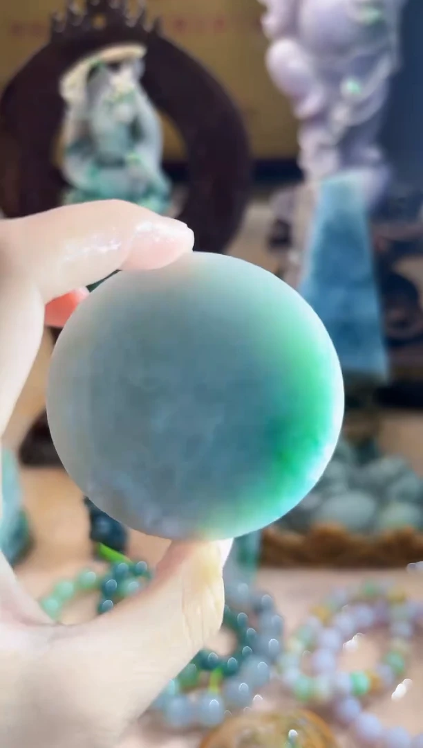 未镶嵌挂件翡翠A货柠优7611