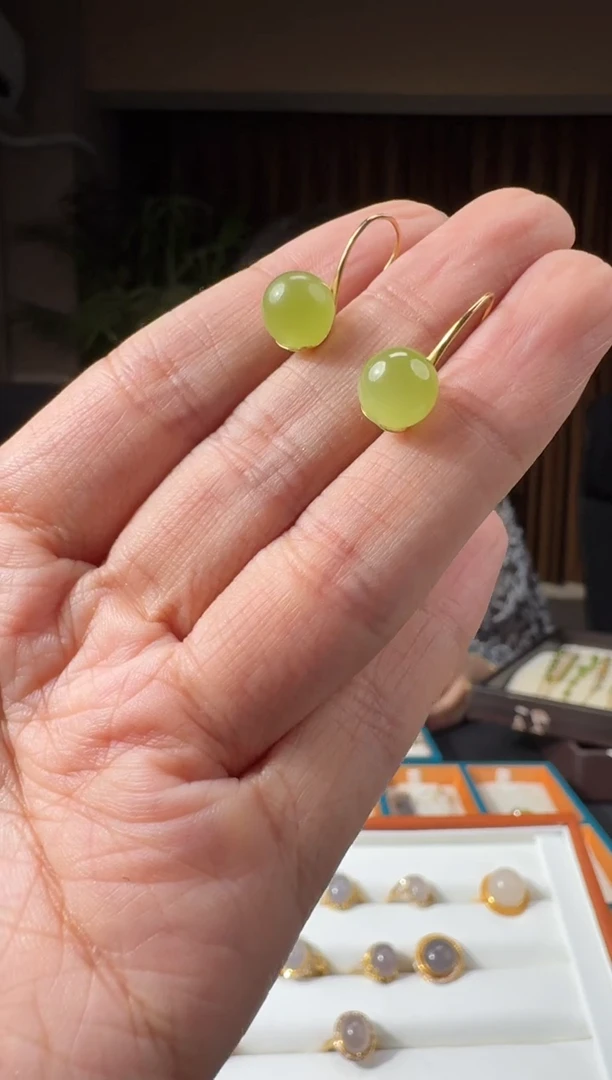 和田玉18K金镶嵌挂件93江萍4.25多样性拍一发一