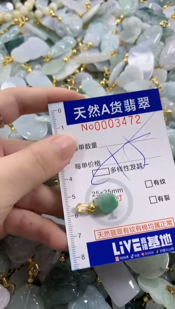 颈饰未镶嵌翡翠天然A货翡翠