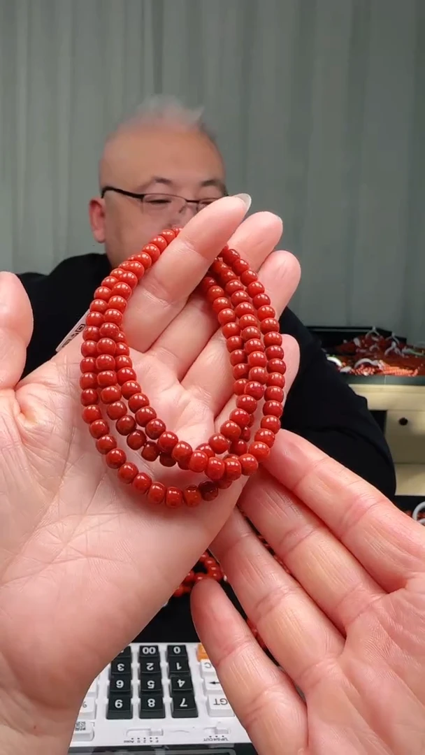 未镶嵌多样性发一件南红玛瑙6mm瓦西老型多圈