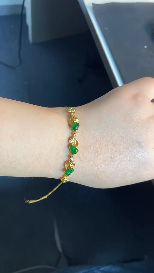 吊坠(不含链)银S925镶嵌翡翠1