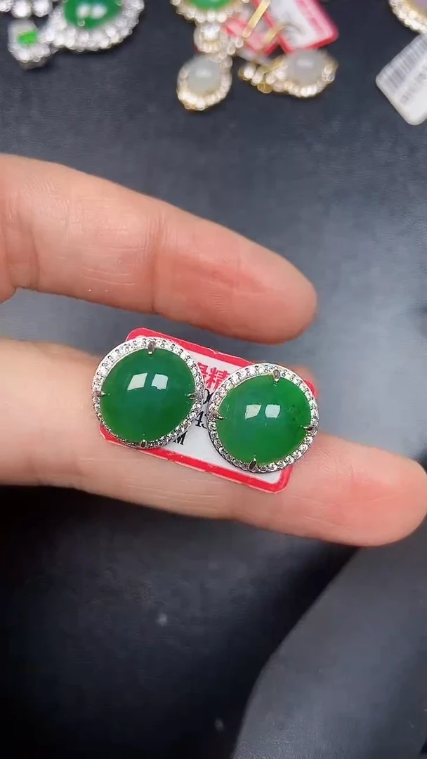 银S925镶嵌戒指翡翠1840