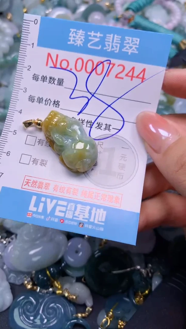 颈饰未镶嵌翡翠7244