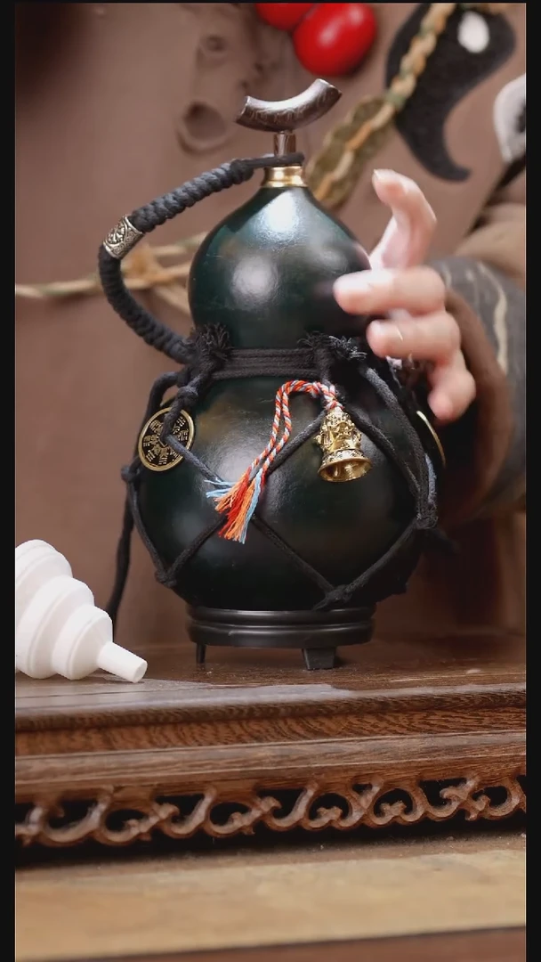 103号精品天然大漆酒葫芦一物一拍~