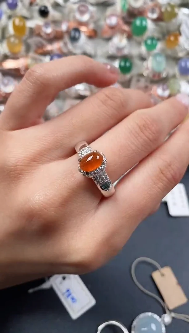 未镶嵌戒指翡翠8888888+8