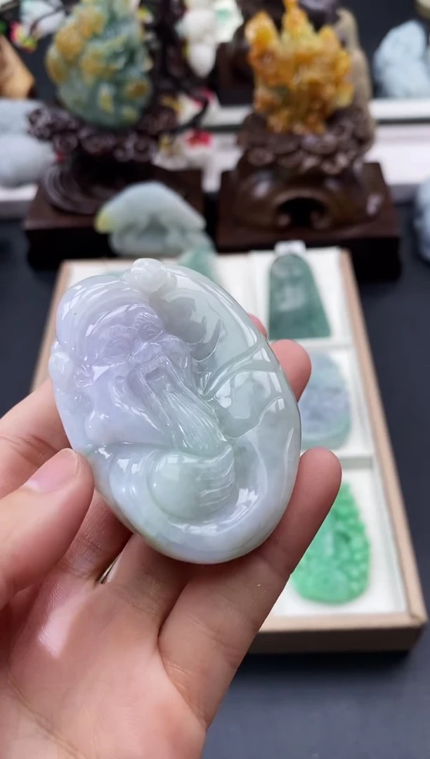 颈饰未镶嵌翡翠天然缅甸A货翡翠