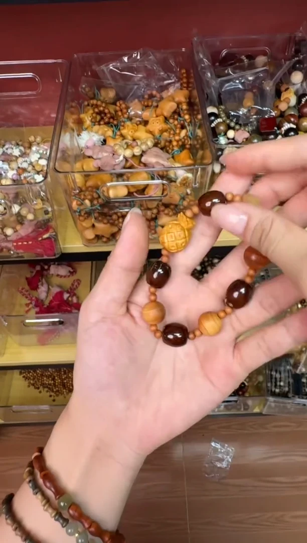 非洲檀香无事牌020紫金菠萝单圈