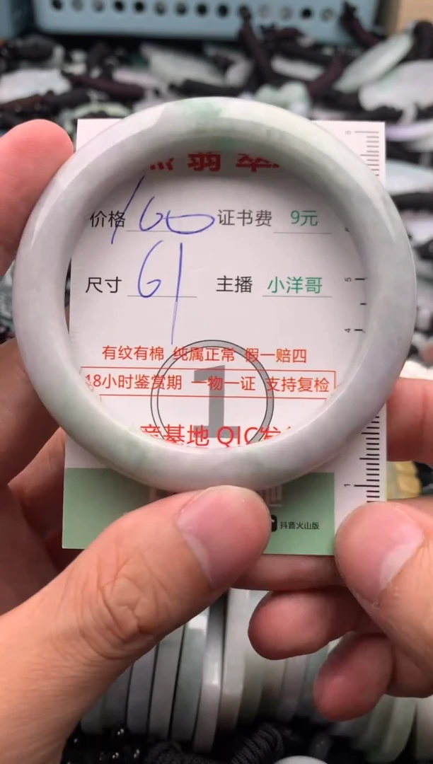 翡翠未镶嵌吊坠(不含链)1