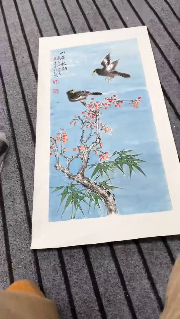精品国画花鸟作品