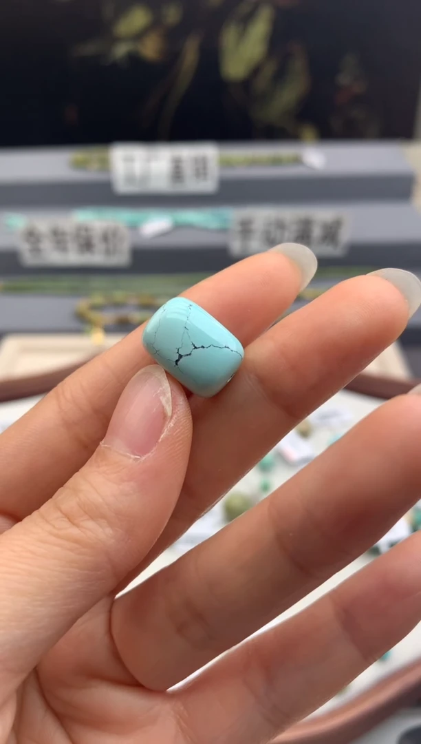 未镶嵌绿松石单珠茜.B100