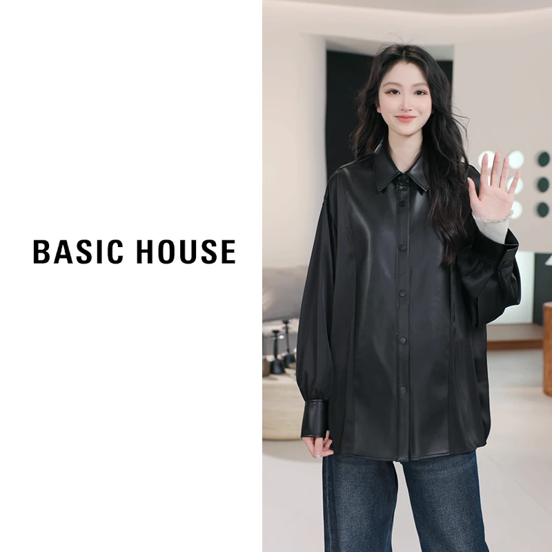 Basic House/百家好2025年春季新款气质外套B1295B57062（衣长71）