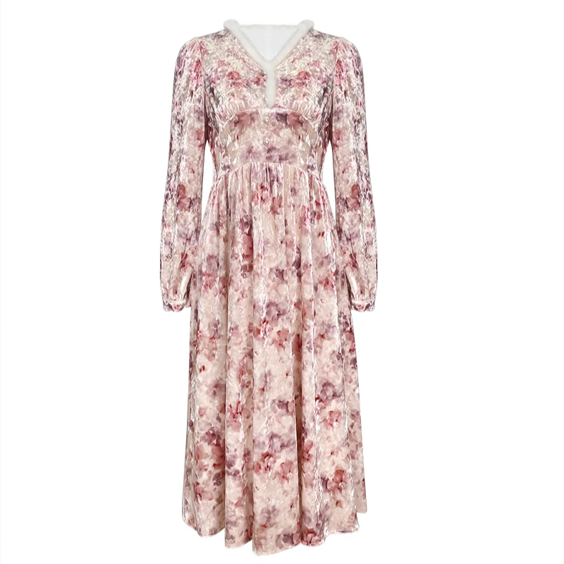 【诗语专属】暮染连衣裙BR21138301