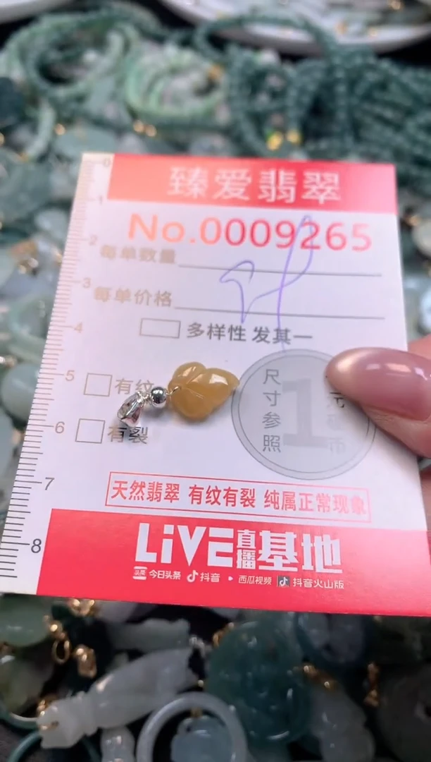 吊坠(不含链)未镶嵌翡翠9265