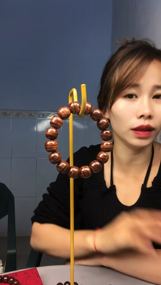 手串/手链黄花梨/降香黄檀单*票黄花梨13*14黄金底一物一拍