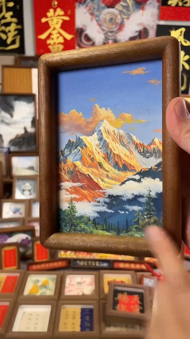 国画纯手绘书法绘画作品