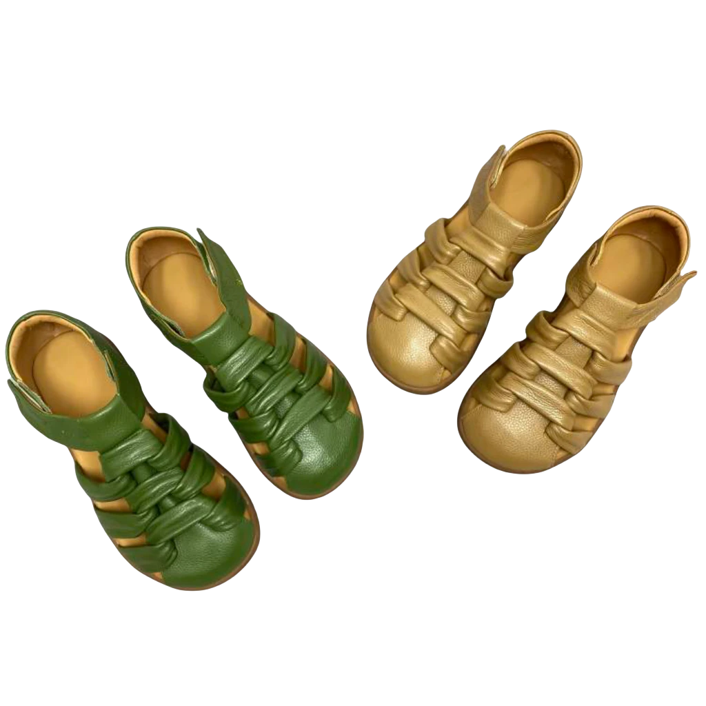 9891夏季新款百搭舒适平底编条凉鞋镂空编织休闲外穿鞋子罗马鞋